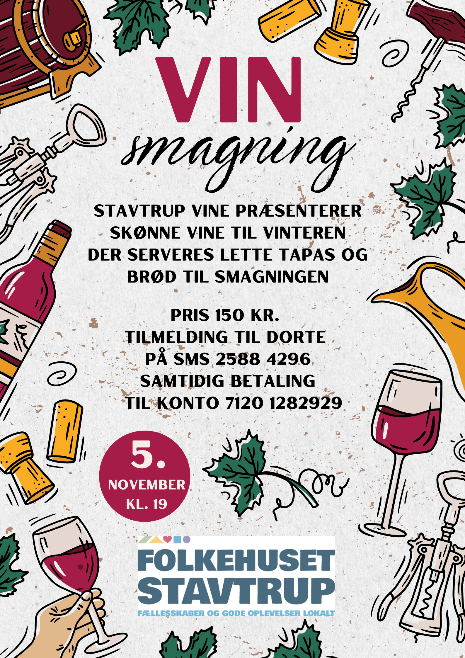 Vinsmagning torsdag 5/11-2026! - Billede 3
